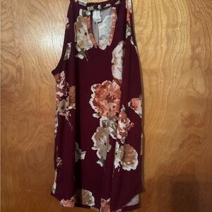 Floral Sleeveless Top